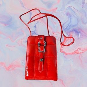 Mini Cross Body Purse Handbag Red